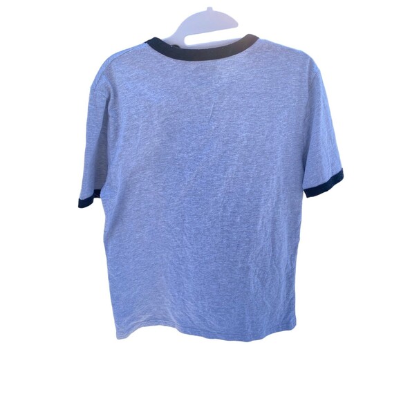 Disney Mickey Mouse Grey & Navy trims T-shirt Size Large L nwot - Picture 2 of 4